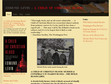 Tablet Screenshot of edmundlevin.com